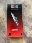 Champion Copper Plus Spark Plugs 22 RF11YC - 8 Pack Nos. Fixed Price $23.99.