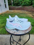 Asics GT-2000 1012B506 Pure Aqua/white Running Shoes Sneakers Women Size 9.5. Fixed Price $59.99.