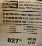 Champion L76V 827S New Genuine Copper Plus Spark Plug. Fixed Price $9.95.