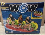 Wow Sports Dragon Boat Person Towable Water Tube For Pool And Lake 13-1060 New. Fixed Price $522.47.