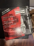 687 C59 Set/ Box Of 4 Champion Racing Spark Plugs. Fixed Price $5.00.