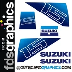 Suzuki DT15HP Outboard Engine Decals/sticker Kit. Fixed Price $47.69.