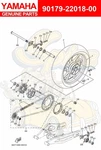 Yamaha Nut 90179-22018-00 Oem New. Fixed Price $19.80.