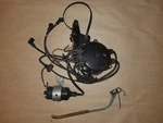 Omc 1967 Johnson V4S-19 Outboard 80 Hp Distributor Cap, Coil, Switch & Belt Assy. Fixed Price $210.00.