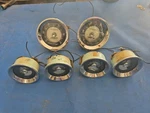 Chris Craft Duel Helm Gauge Cluster Rpm Oil Pressure Ampers Temperature. Fixed Price $299.99.
