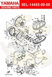 Yamaha Band 5EL-14455-00-00 Oem New. Fixed Price $23.90.