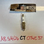 Champion 2025 Premium Gold Spark Plug - Chrysler/dodge/ford/gm/jeep/checker. Fixed Price $5.40.