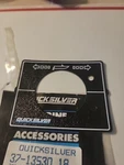 Genuine Mercury Quicksilver 37-13530 18 Decal Oem New Factory Boat Parts. Fixed Price $17.95.