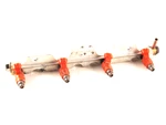 Oem 01-2011 DF115 Suzuki Outboard Injectors W/fuel Rail 15710-65D00 DF140. Fixed Price $213.75.