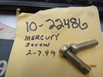 Oem New Quicksilver Mercury Screws 10-22486. Fixed Price $7.99.