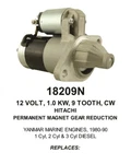 Starter Fits Yanmar 1GM 1980 1991 S114-303, S114-303A SR5052N IMI231 18209. Fixed Price $83.89.