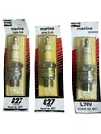 Qty 3 Champion L76V Marine Spark Plug 827 Nip. Fixed Price $13.99.