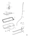Mercruiser 5.0L, 5.7L, 6.2L Dipstick & Tube Kit. 15296A2, 861942T7. Fixed Price $169.95.