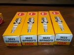 Set Of 4 Mercruiser Ignition Spark Plugs BPR6EFS Ngk 3623 Ac 3.0 Mercury. Fixed Price $22.00.