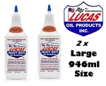 2X Lucas Heavy Duty Oil Stabilizer Eliminates Dry Start Car Engine Less Wear 1LT. Fixed Price $74.99.