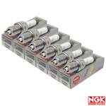 New Set Of 6 Genuine Ngk Laser Platinum Spark Plugs IZFR5G / 5887. Fixed Price $105.99.