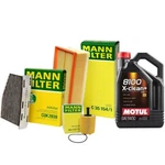 Mann Oil Filters 5L Motul 8100 X-clean+ 5W30 Complete Kit For Jetta Tdi 2.0 Cjaa. Fixed Price $114.95.