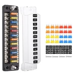 12 Way Blade Fuse Block With Negative Bus Atc/ato Waterproof Marine Automotive. Fixed Price $30.99.