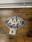Vintage Aaa Amsterdam Division Sch Dy Auto Club Metal Car Badge Emblem Topper. Fixed Price $30.00.