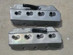 Magnesium Keith Black 426 Hemi Valve Covers & Burn Down Tubes. Fixed Price $1250.00.