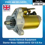 Starter Motor For Honda Industrial Engine G400 GXV370 GXV390 1985-. Fixed Price $121.03.