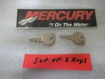 A30K Mercury Quicksilver 30431101 Key #101 Set Of 2 Oem New Factory Boat Parts. Fixed Price $11.11.
