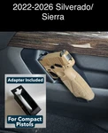 2022-2026 Chevy Silverado Gmc Sierra Side Arm Holder Gun Holster. Fixed Price $28.99.