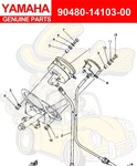 Yamaha Grommet 214217470000 90480-14103-00. Fixed Price $19.00.