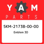 5KM-2173B-00-00 Yamaha Emblem 3D 5KM2173B0000, New Genuine Oem Part. Fixed Price $48.52.