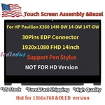 New Hp L96515-001 NV140FHM-N4K V8.0 Oem Lcd Display Touch A1015 Replacement. Fixed Price $110.25.