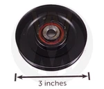 Walker Mower 7245-1 Idler Pulley (3/8 Groove). Fixed Price $32.90.